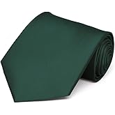 tiemart Men's Solid Color Necktie Standard Length