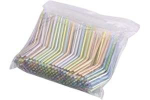 OUBO 250pcs Dental Air Water Spray Nozzles Tips Tubes Disposable For 3-Way Triple Syringe Instrument