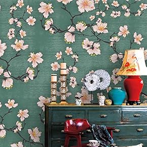 Wall Murals for Bedroom Chinese Style Removable Wallpaper Peel and Stick Wall Stickers - 66x96 inches