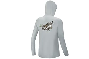 Palmyth Boys Fishing Shirt Youth Hoodie UPF 50+ Sun Protection Long Sleeve