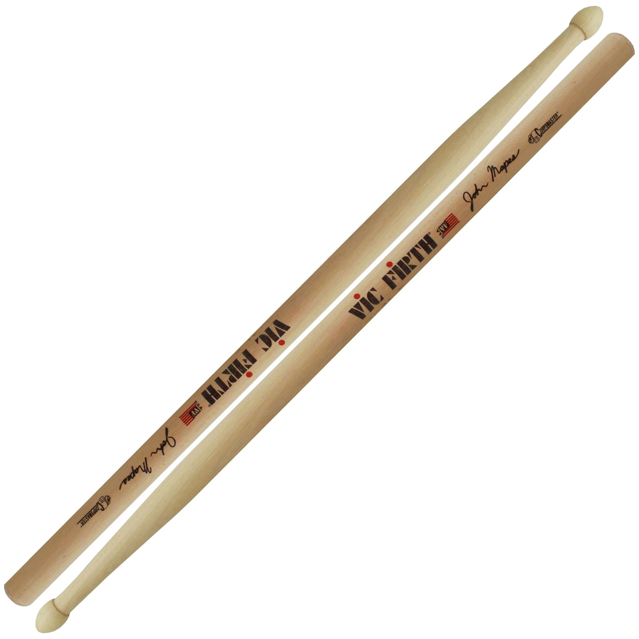 Vic FIrth - Corpsmaster® Signature Series Snare Drumsticks - John Mapes - Wood Tip