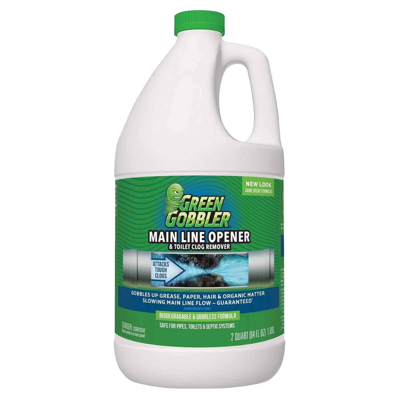 Green Gobbler AX-AY-ABHI-88187 Sink and toilets Pipe Stocks Cleaner, 1.89L