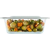 Pyrex 8x8 Deep Glass Baking Dish with Plastic Lid, Deep Casserole Dish | Dishwasher, preheated oven, freezer &amp; microwave safe