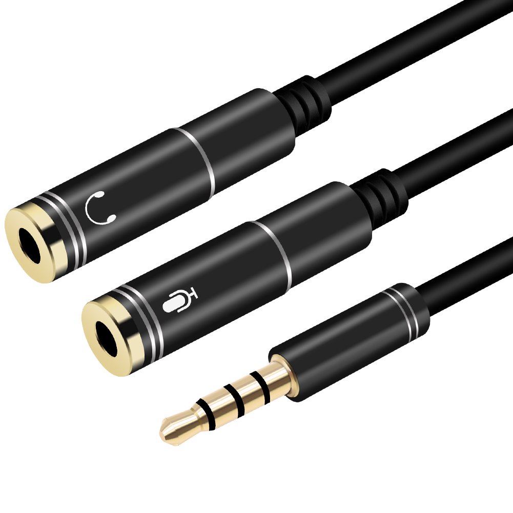 Telefonia cellulari laptop Yeung Qee cuffie sdoppiatore audio e Combo  Adapte 3.5 mm stereo audio maschio a doppia femmina mic adattatore sdoppiatore  cuffie per PS4 tablet urban-earth.co.uk