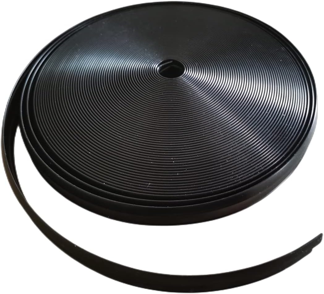 Photo 1 of Aitruman RV Trim Molded Inserts - 3/4" Black Vinyl Screw Cover Decorative Molded Exterior for Use on RVs, Campers and Travel Trailers Exterior (75ft)