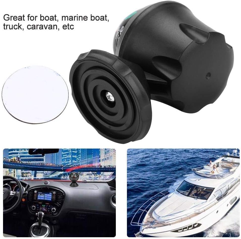 Keenso Boat Compass, High Precision Adjustable Compass Navigation Electronic Compass Boat Compass Dash Mount for Marine Boat Ship Car : Sports & Outdoors