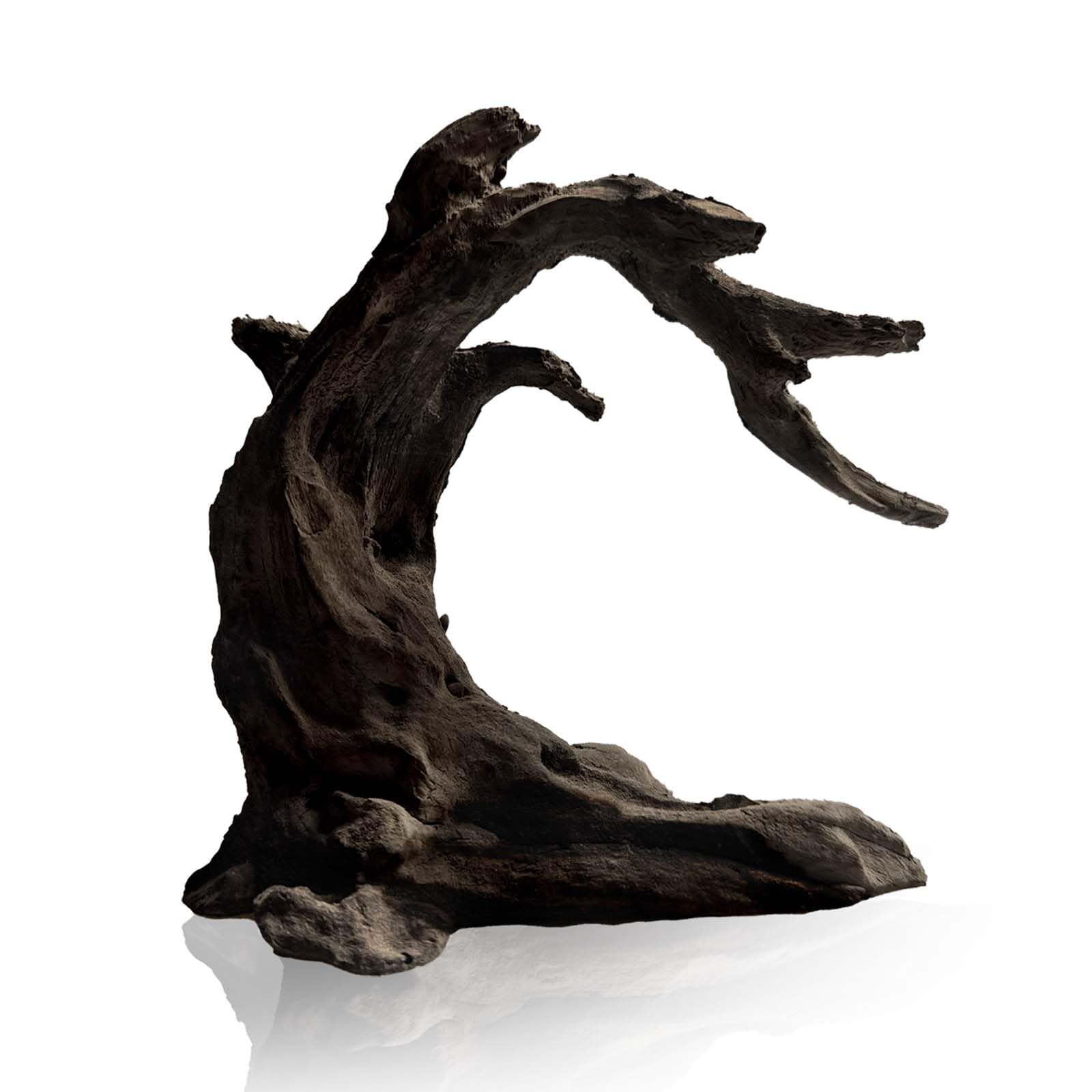FZONE Artificial Resin Driftwood for Aquarium, Large Fish Tank Decoration, 15x13cm Tree Root Model, Never Tannin Release, pH Neutral, for Aquascaping