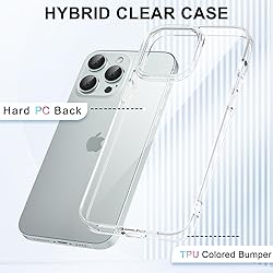 LoeoeL for iPhone 15 Pro Case Clear, Transparent