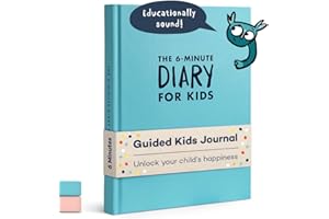 UrBestSelf 6-Minute Kids Diary – Journal for Kids 6-12 to Develop a Happy Self Mindfulness and Positive Habits – Kids Gratitude Journal for Girls & Boys