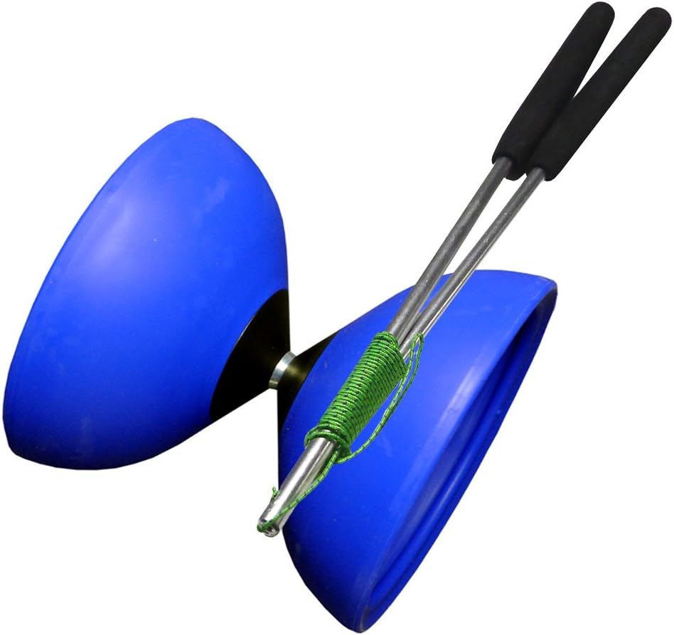 Mr Babache Finesse G4 Diabolo + Aluminium Diablo Sticks & String (Blue)