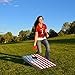 GoPong American Flag CornHole Bean Bag Toss Game Set (8 Bags per Pack), 3 x 2-Feet