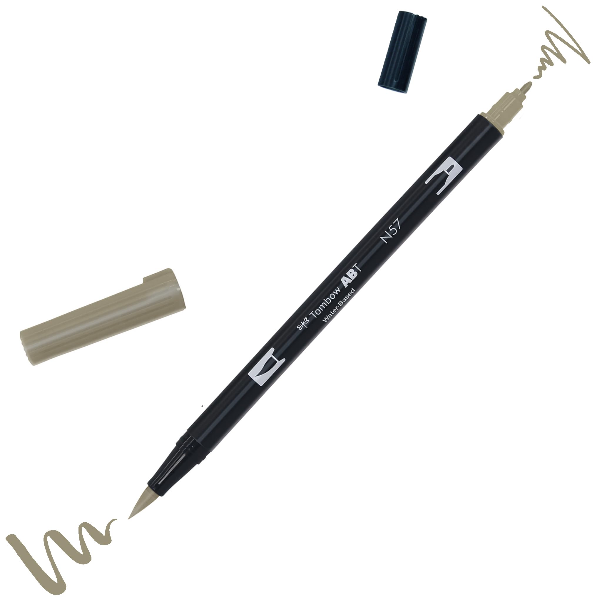 Tombow ABT N57 Dual Brush Pen - Warm Grey 5