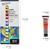 Mont Marte Signature 12pc 36ml Acrylic Colour Pastel Paint Set view 8