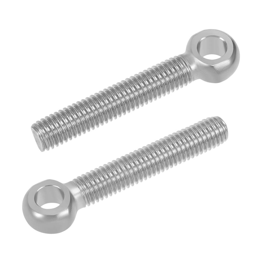 sourcing map M10 x 60mm Machinery Shoulder Swing Lifting Eye Bolt 304 Stainless Steel 2pcs