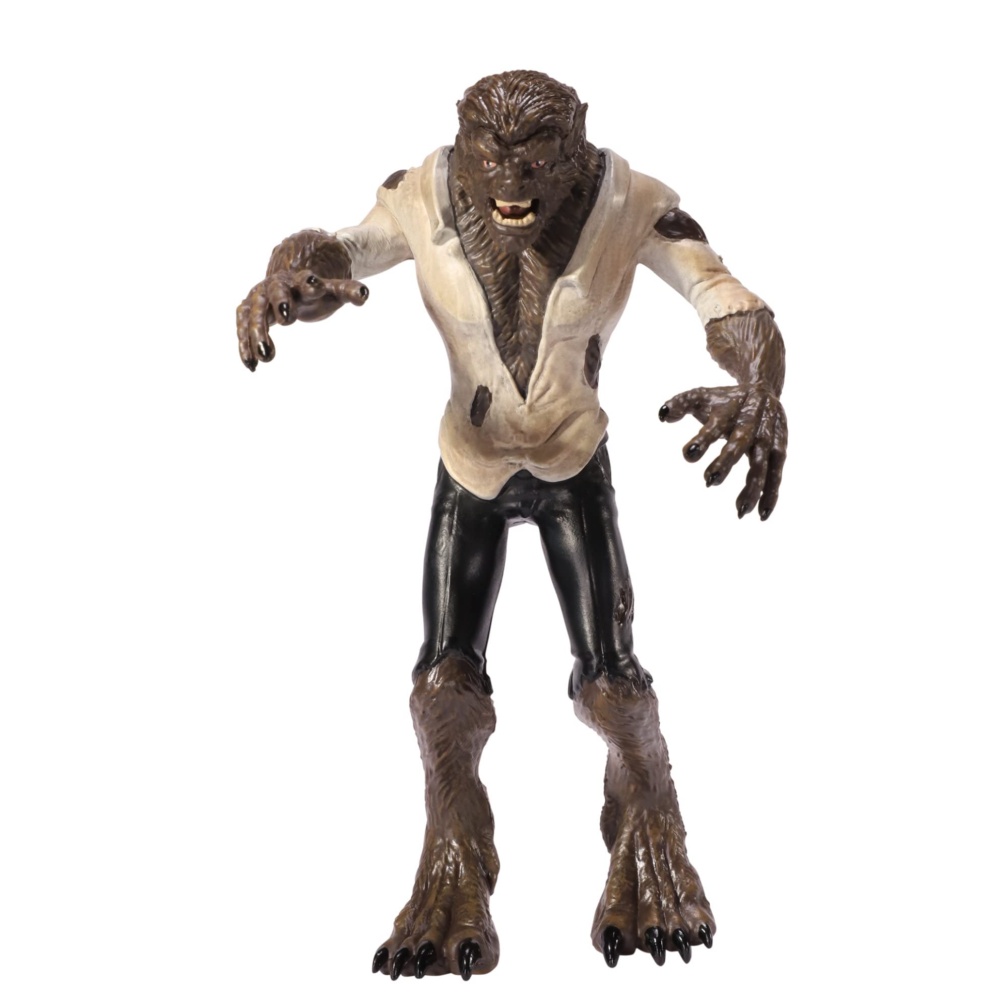 BendyFigs The Noble Collection Universal Monsters Mini Wolf-Man - 5.5in (14cm) Noble Toys Miniature Bendable Figure Posable Doll Figures
