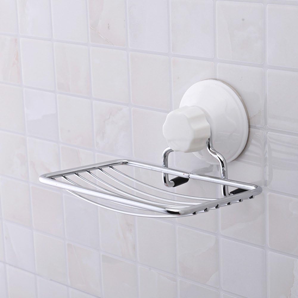 theBathMart Power Lock Suction Cup Soap Dish Holder