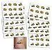 108 Piece Construction Favors Party Supplies Pack Birthday Bundle for 12