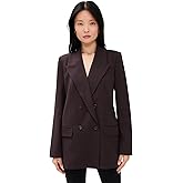Good American Women's Essential Suiting Oversized Double Breasted Blazer