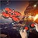 RCtown ELF Mini Drone for Kids, 2.4GHz 4CH Mini UFO RC Quadcopter Drone with 6-Axis Gyro Headless Mode Remote Control Nano Quadcopter (Red)