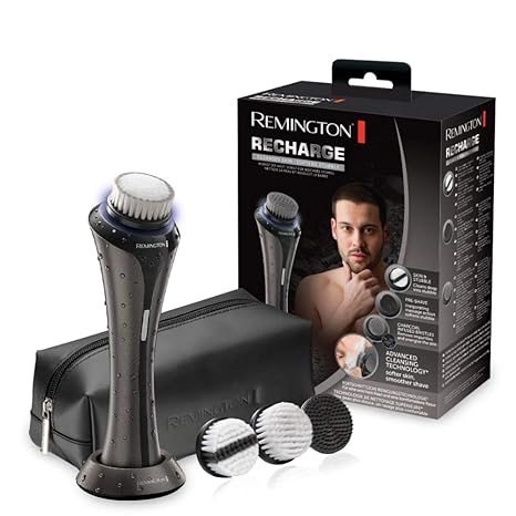 Remington Fc2000 Recharge Men S Facial Cleansing Brush Black