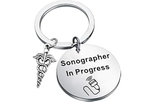 CENWA Sonographer Gifts Medical Sonographer Ultrasound Student Gift Sonographer in Progress Keychain