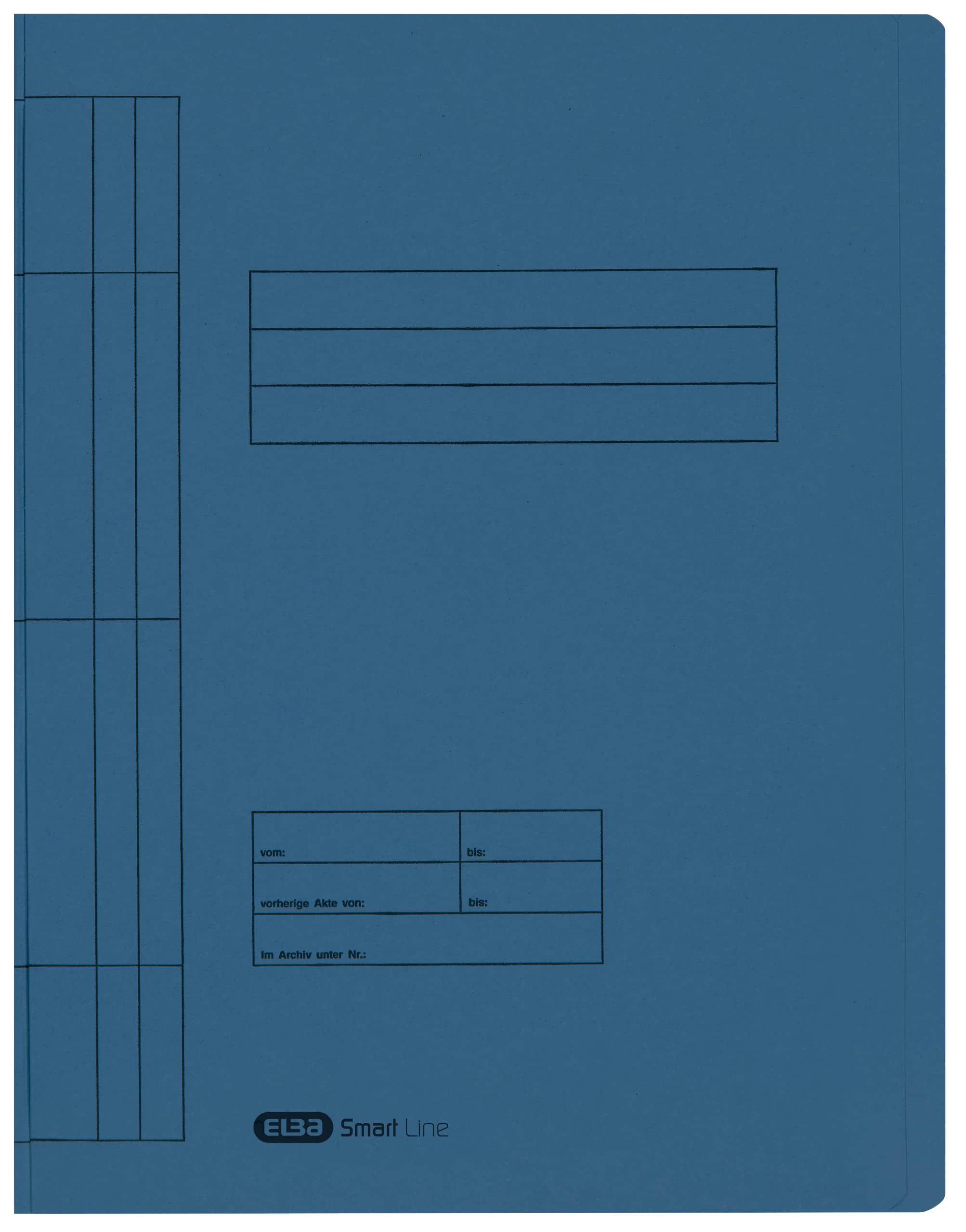 Elba 20451BL 250 g/sq. m Manila Cardboard for 200 DIN A4 Pages Set of 100 Blue Loose-Leaf Binder Blue