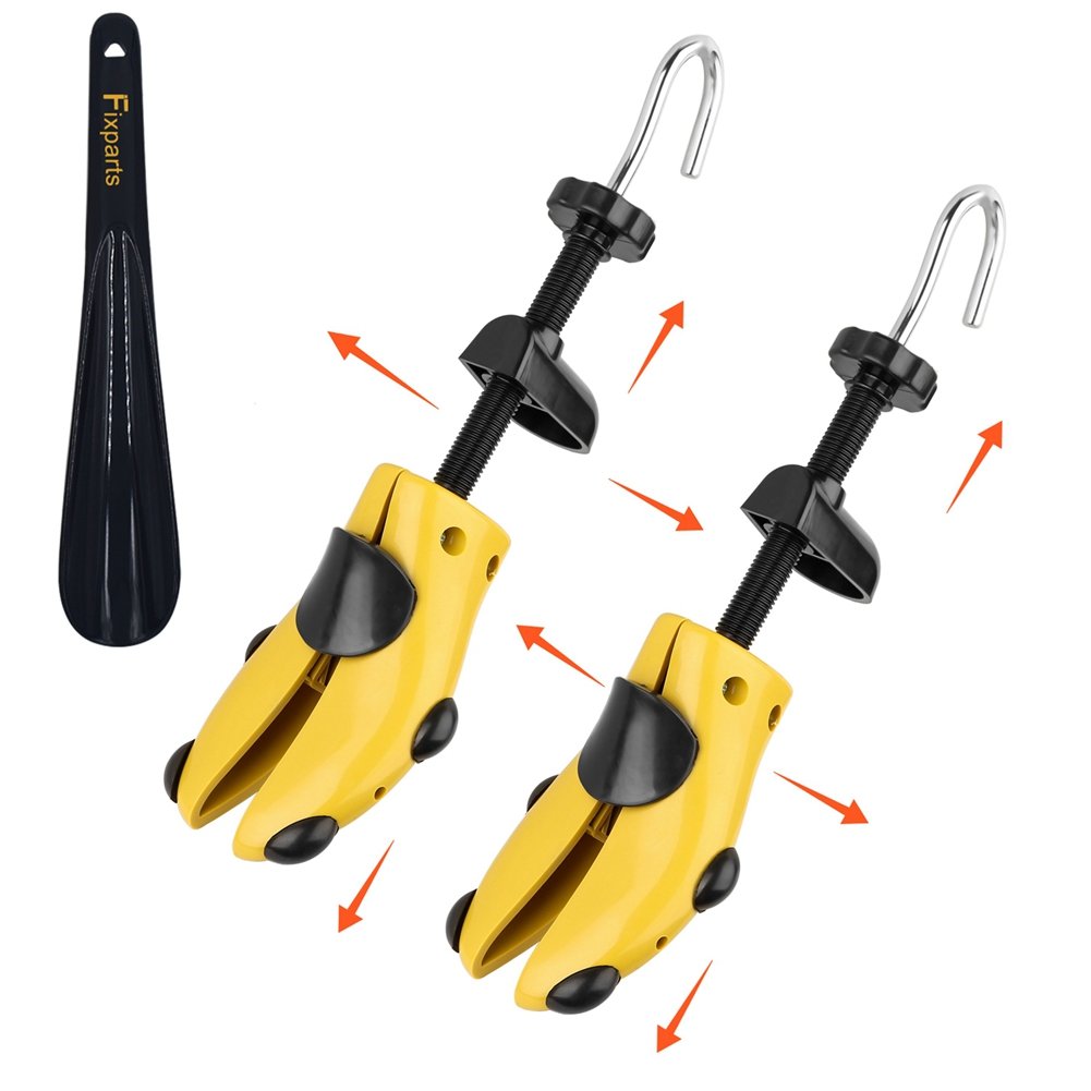 Pair of Premium 2Way Plastic Shoe Stretcher with Shoe Horn for