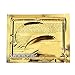 ACE BEAUTY 16-pair Crystal Collagen Gold Powder Eye Mask - Luxury Skin Care 24K Gold Eye Patches for Dark Circles - Anti-Aging and Wrinkle-Free Skin - Rejuvenated Younger Looking Eyes