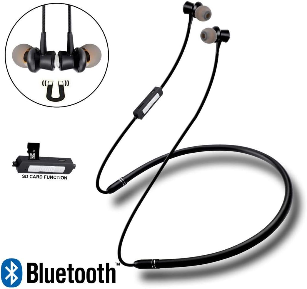 ROCKETKART Bluetooth Headphones Wireless IPX6 Waterproof Earbuds, Earphones for Redmi Mi Note 5 Pro, Redmi 6 Pro, Redmi 6A, Redmi Y2, Mi A2, Redmi 5, Redmi 4, Mi A1, Y2, Redmi 7, Mi Y3, Mi Note 7 Pro