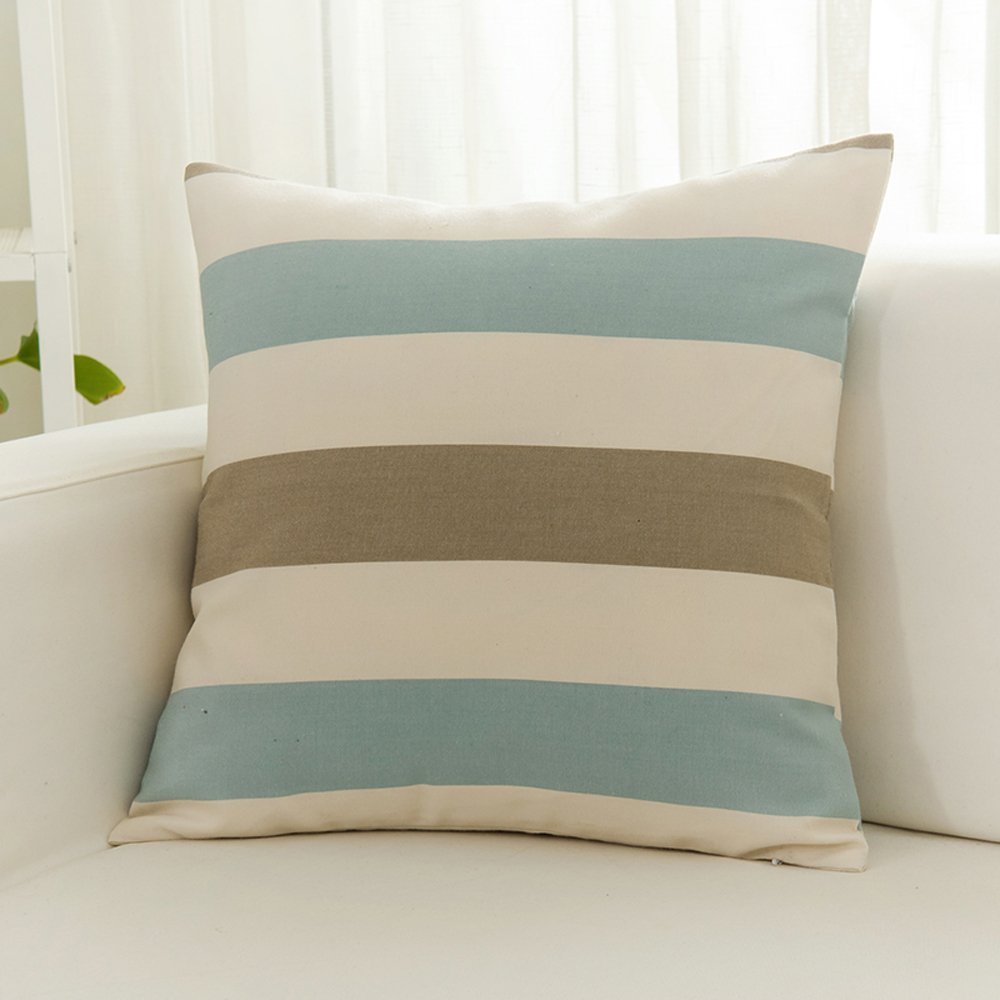 ForeverCase Throw Pillow Cover, Decorative Cotton Canvas