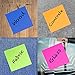 Idocre Sticky Notes 3x3 inches - 12 Pads/Pack, Waterproof Post It Notes, Neon Multi Color Memo Notepads