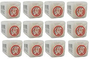 Dr. Sana Refined Camphor Block. Multi-Use. Prevents Musty Odors, Stops Silverware and Tools from Rusting. 1 Block. 4 Tablets. Pack of 12
