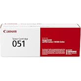 Canon Genuine 051 Black Toner Cartridge Compatible with LBP162dw, MF264dw, MF267dw, MF269dw, MF269dw VP