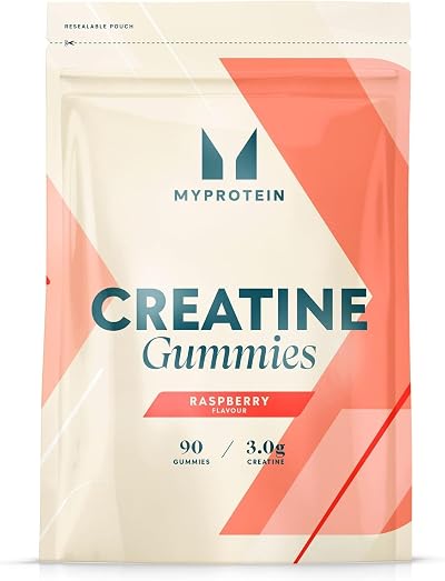 Myprotein Creatine Gummies 3g per Serving Electrolyte Enhanced Raspberry 90