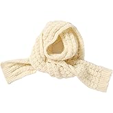 Kids Knitted Scarf Winter Fashion Solid Color Toddler Baby Warm Scarves Wrap Neck Warmer for Girls Boys