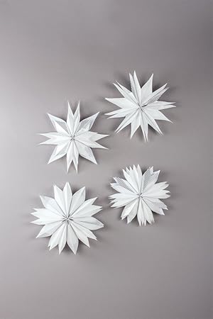 Rayher 67275606 Set Zaubersterne Silber Material Für 4