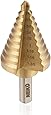 Neiko 10194A Titanium Step Drill Bit, High Speed Steel | 1/4" to 1-3/8" | Total 10 Step Sizes