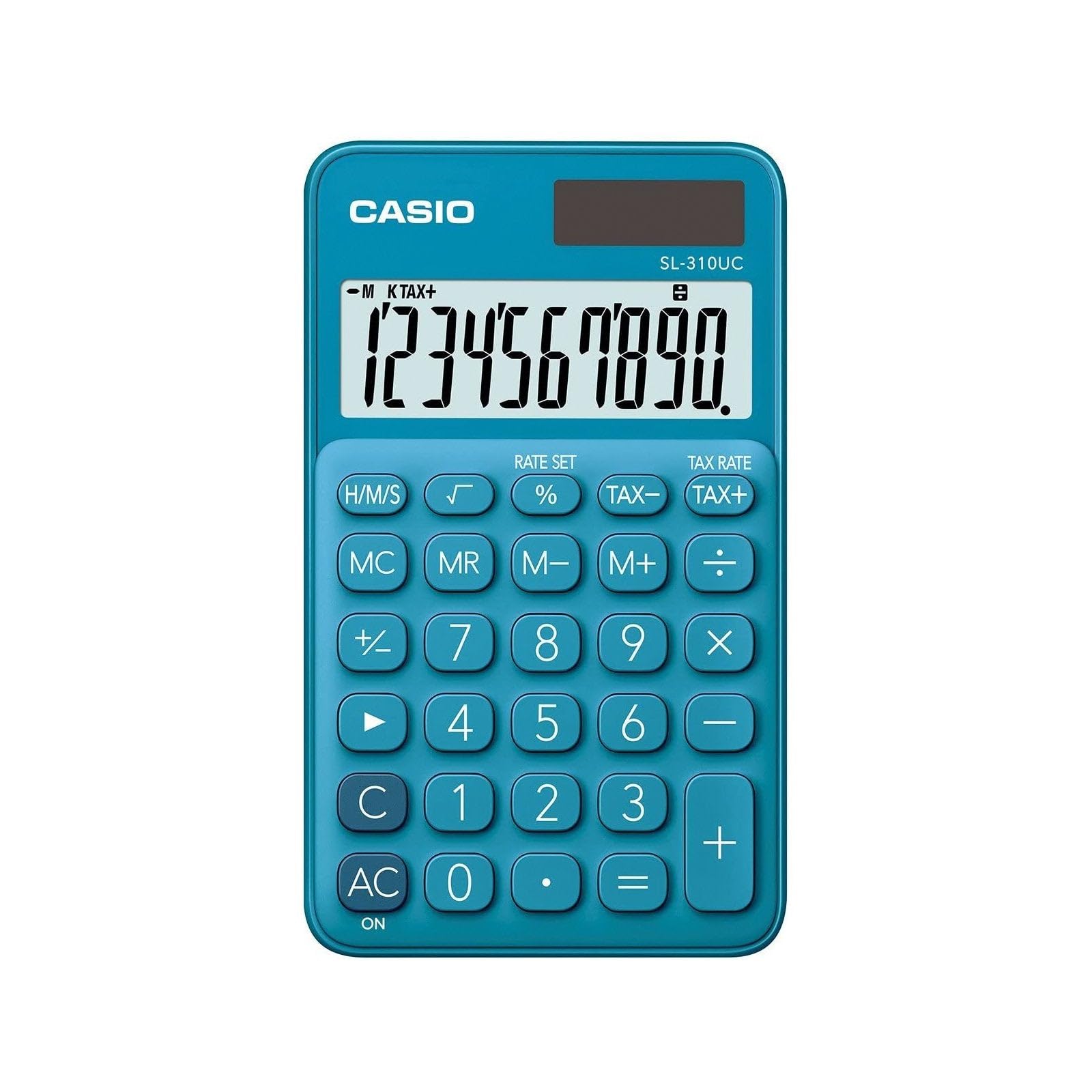CASIO CALCULATRICE SL-310UC-BU, BLEU, 0.8 x 7 x 11.8 cm