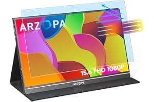 MUBUY-GOL 15.6 inch Laptop Screen Protector Compatible with MNN/KYY/ARZOPA/InnoView/Lepow/ZSCMALLS/Newsoul/ASUS/QQH 15.6 ”Portable Monitor, Anti Blue Light Anti Glare Matte Reduce Eye Anti Fingerprint