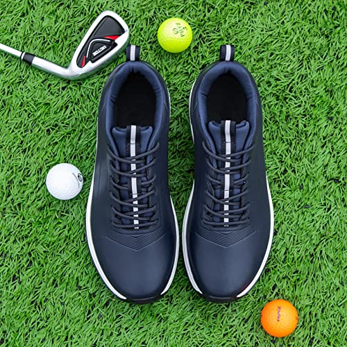 EIKUINV Spikeless Waterproof Mens Golf Shoes Comfort Breathable Golf