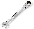 TEKTON WRN57010 Flex-Head Ratcheting Combination Wrench, 1/2-Inch