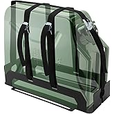 SPARKWHIZ Heavy-Duty Jerry Can Holder for Roof Rack with Webbed Strap | 5 Gallon Gas Can Carrier Mount, Universal Single Jerry Can Bracket for Off-Road, Overlanding Fuel Storage