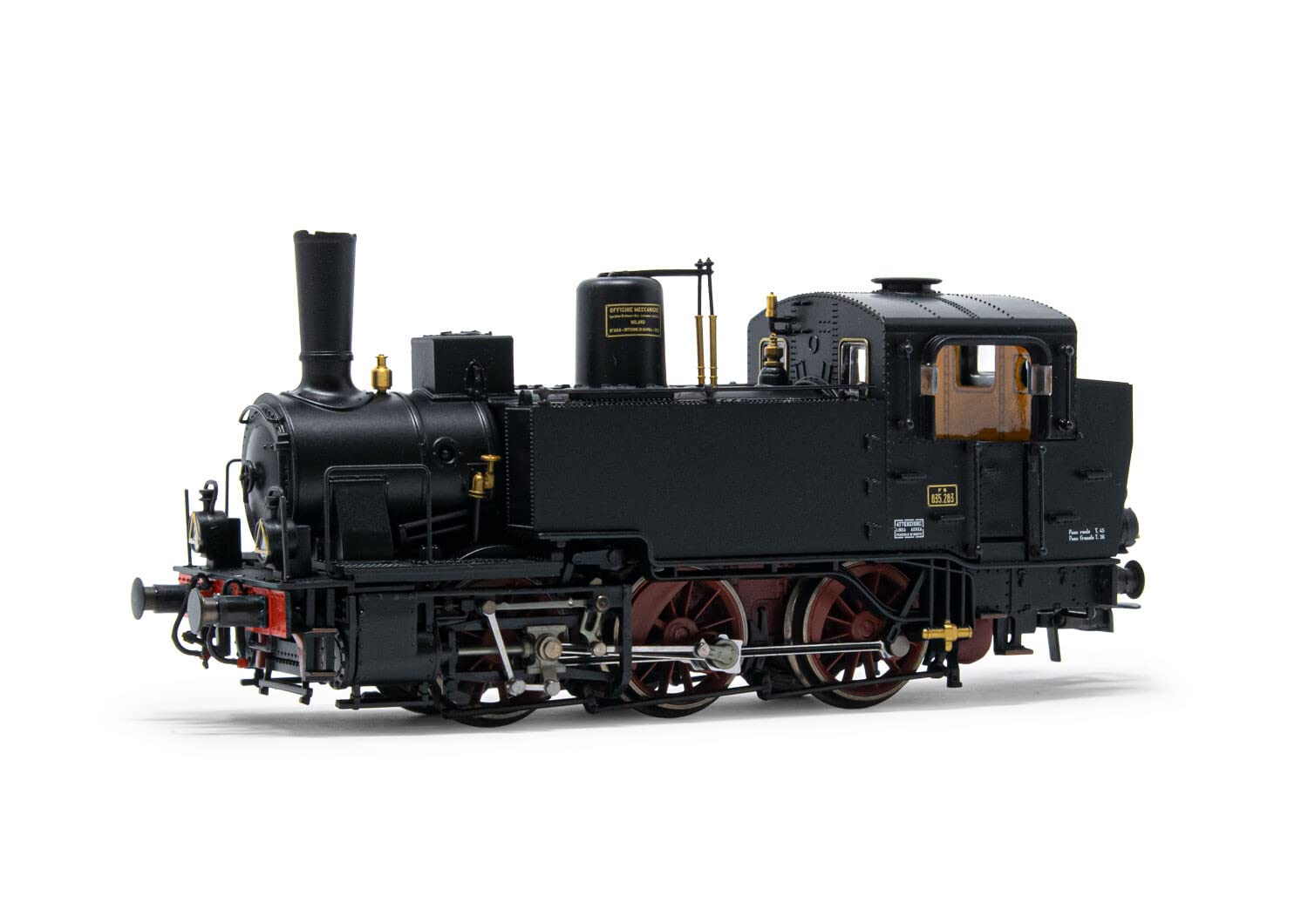 Rivarossi FS, steam locomotive Gr. 835, oil lamps, lateral water tanks, period III-IV