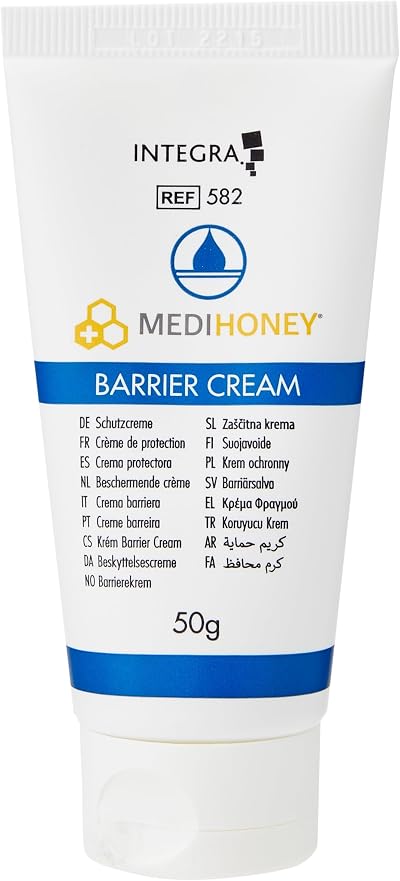 Medihoney Barrier Derma Cream Paraben Free Dry Itchy Skin 50g
