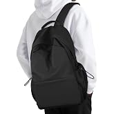 NEOREAL Laptop Backpack for Men Women Travel Fits 15.6 Inch Notebook, Black | Travel, Work, College, Short Trip Backpacks, Lightweight Waterproof Rucksack Knapsack Bag for Outdoor Sport Casual