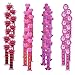 134 Piece Bulk Valentine Party Favors; 12 Mini Valentine Rubber Ducks, 48 Bookmarks, 72 Valentine Tattoos, Roll of 100 Heart Stickers + Gift Boutique Balloon.