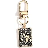 SHTALHST Mini Tarot Keychain,Tarot Cards Keychain for Women Friends Valentine Halloween Christmas Birthday Keys Purse Handbag