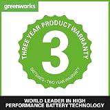 Greenworks 48V Cordless Lawnmower Twin Battery 36cm 40L Bag 210m² view 7