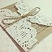 144-Pcs White Round Lace Paper Doilies Cake Packaging Paper Pad and Box Liner DIY Doily Banners Wedding Tableware Decoration 10.5 Inch 8.5 Inch and 6.5 Inch by Kachabros