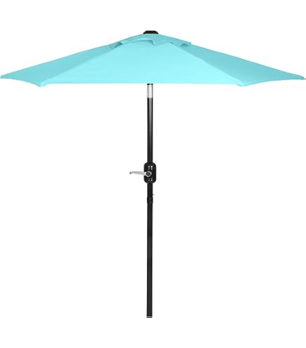 bali 10 ft sunbrella patio umbrella SimplyShade Bali Pro 10' Square Cantilever Umbrella in Sunbrella Fabric  with Built-In Starlights
